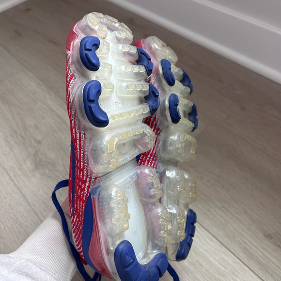 Nike Air Vapormax Flyknit 3 USA Red White Blue Mens Size 9 Rare CW5585-100 - Picture 12 of 12
